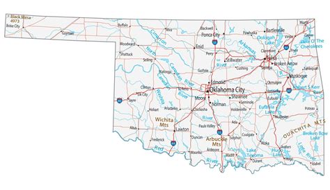 towns in oklahoma|cities in oklahoma map.
